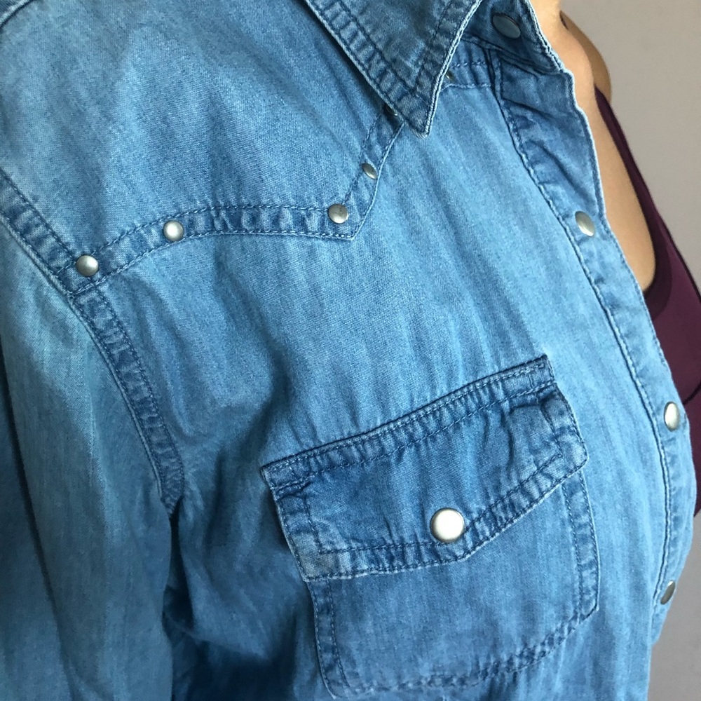 Denim top